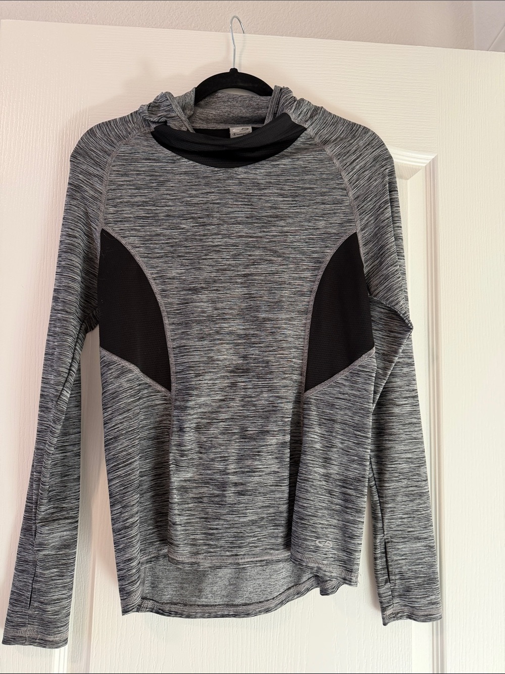 Champion Grey and Black Performance Hoodie